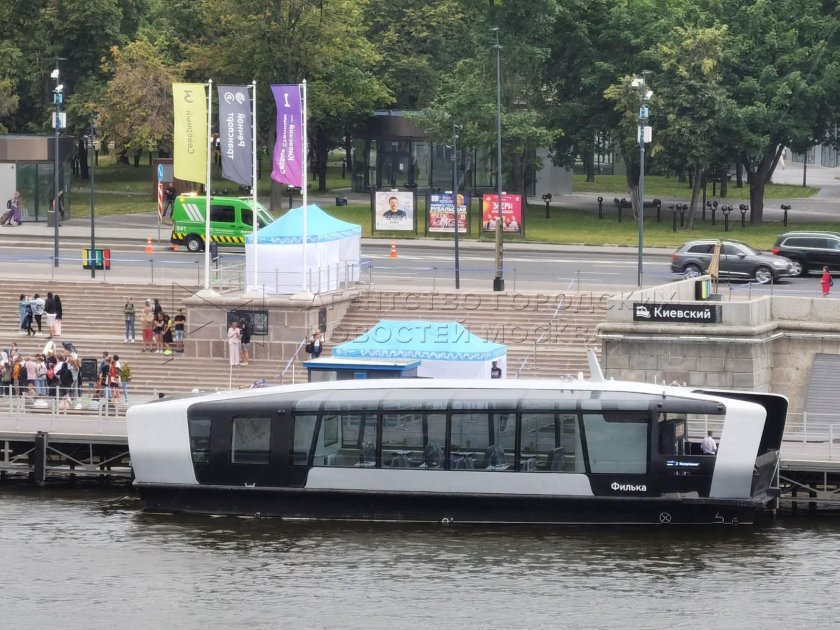 Электрические речные трамвайчики в Москве 2023 года