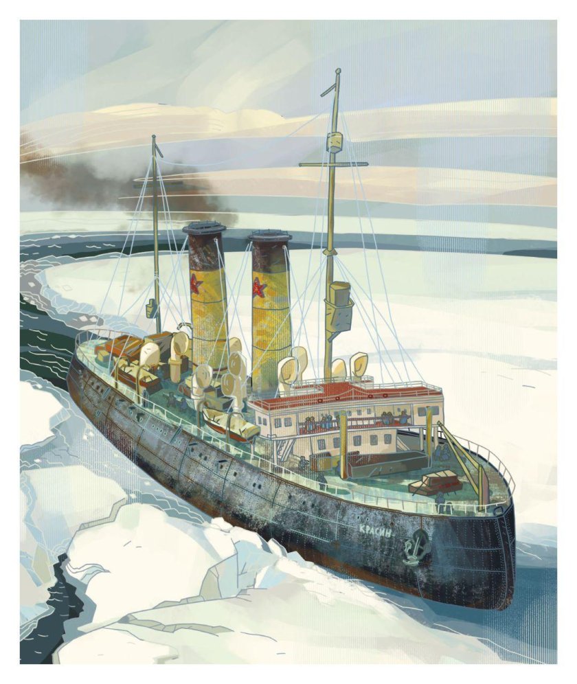 Красин ледокол 1916