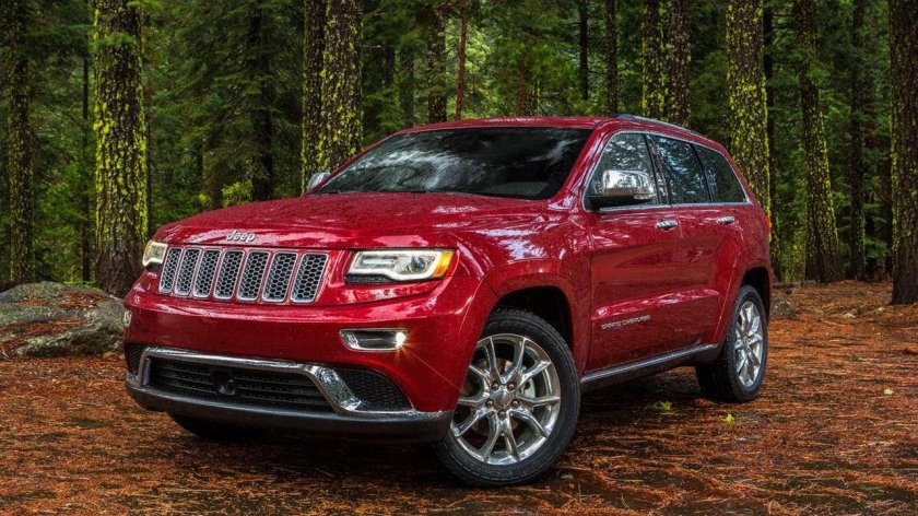 Jeep Grand Cherokee 2014 красный