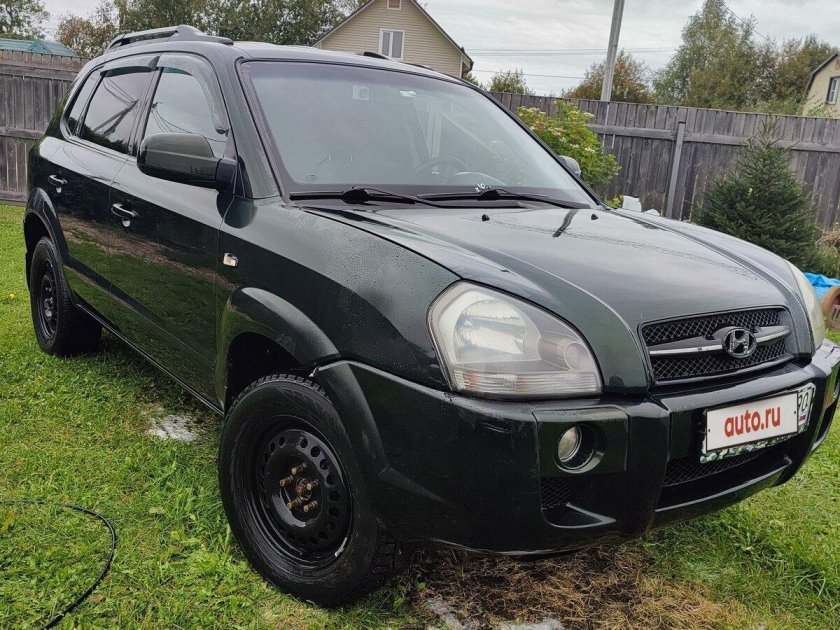 Hyundai Tucson 2007 черный