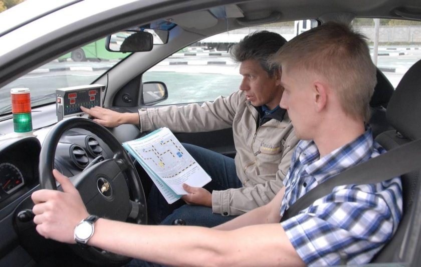 Экзамен в автошколе
