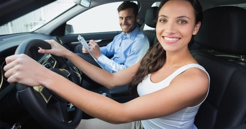 Первый день на вождении