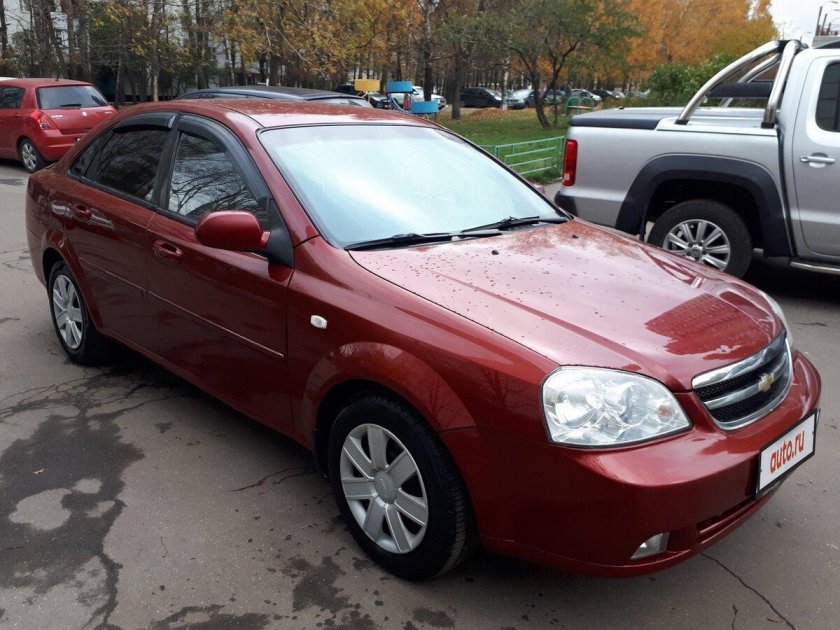 Chevrolet Lacetti 2007 красная