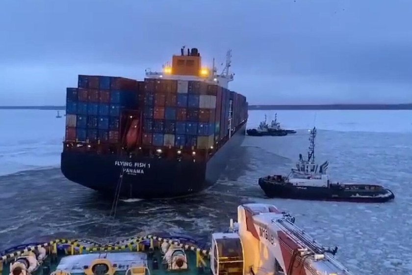 Контейнеровоз морской