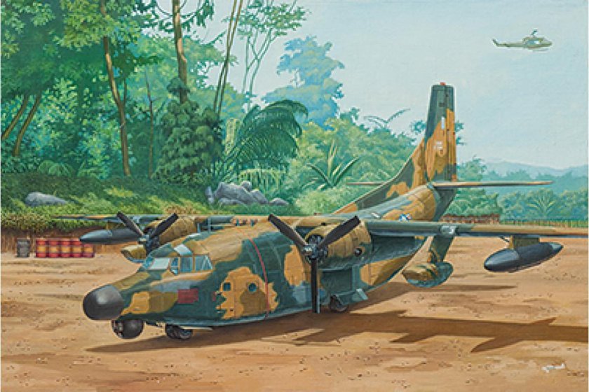 Fairchild NC/AC-123k Black spot