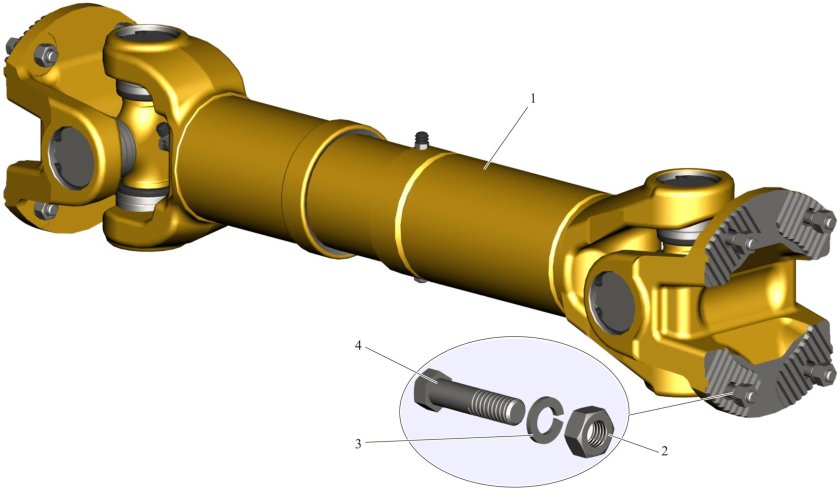 Вал карданный БЕЛАЗ-7547