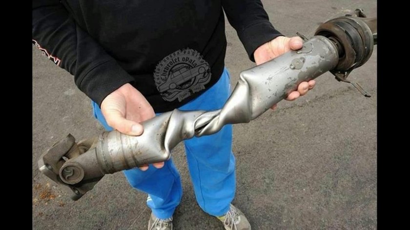 Скручивание карданного вала