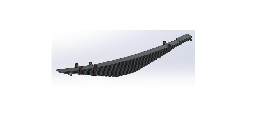 Рессора ЗИЛ 131 задняя