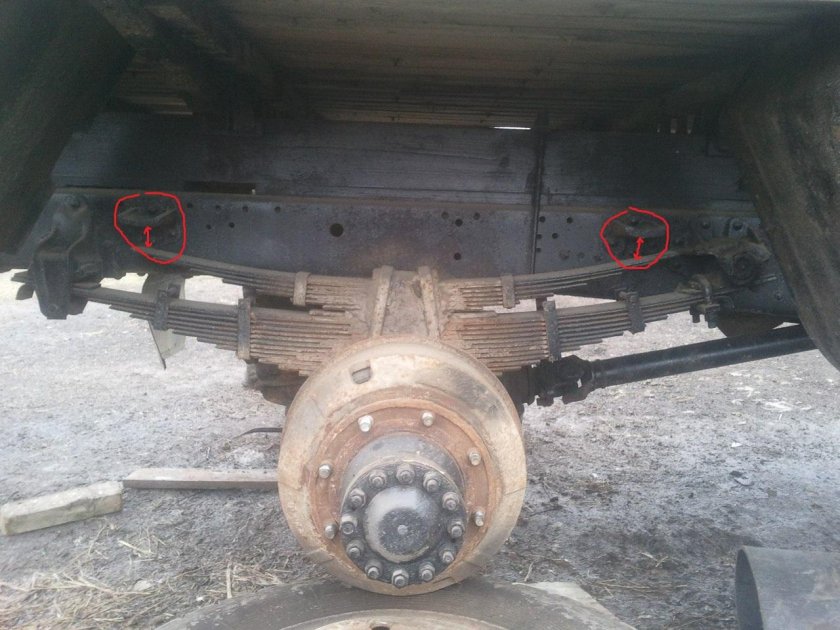 Рессора ЗИЛ 131 задняя