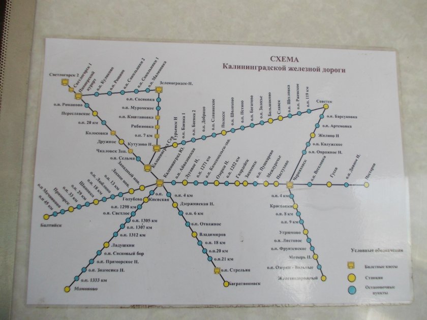 Карта электричек с Финляндского вокзала