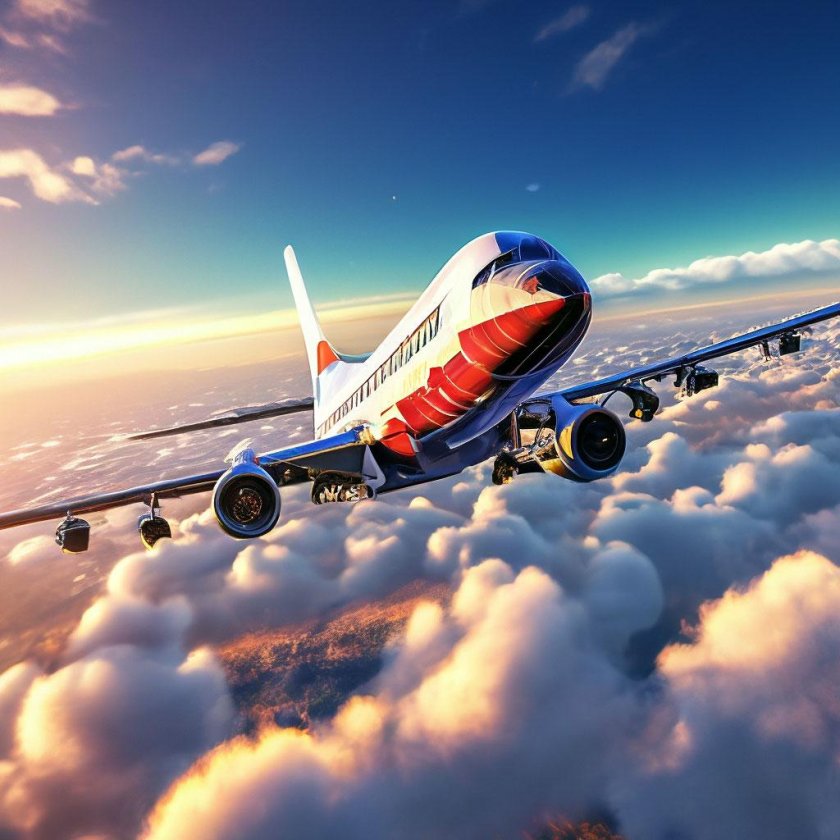 Самолет красивый