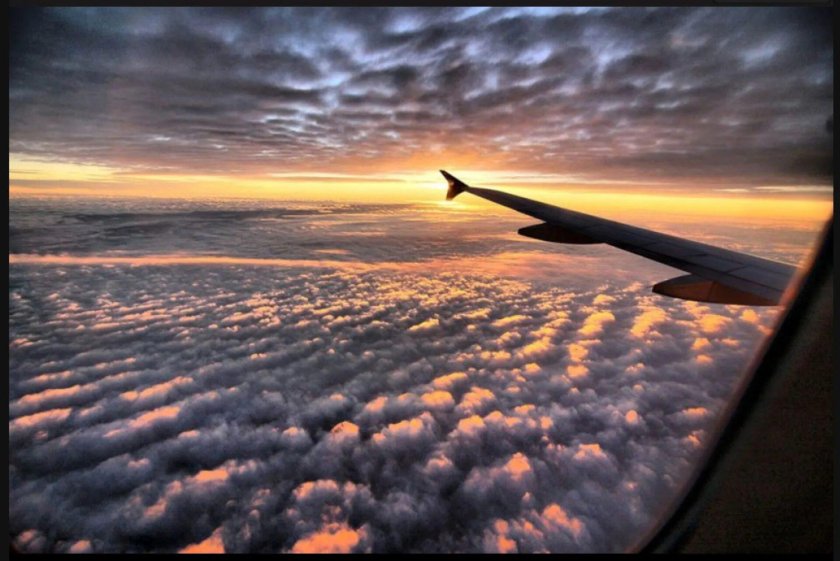 Вид из самолета