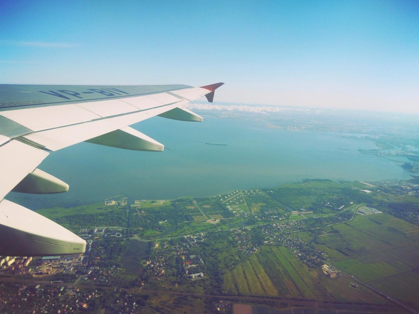 Вид из самолета