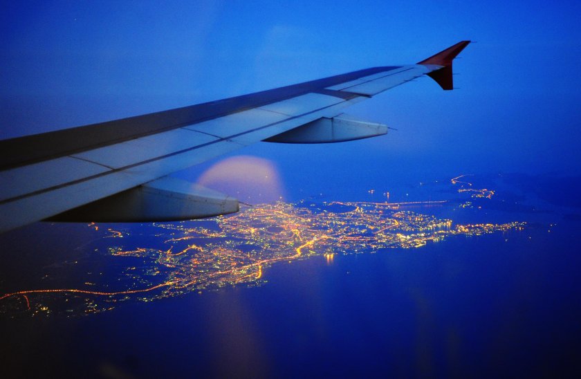 Вид из самолета