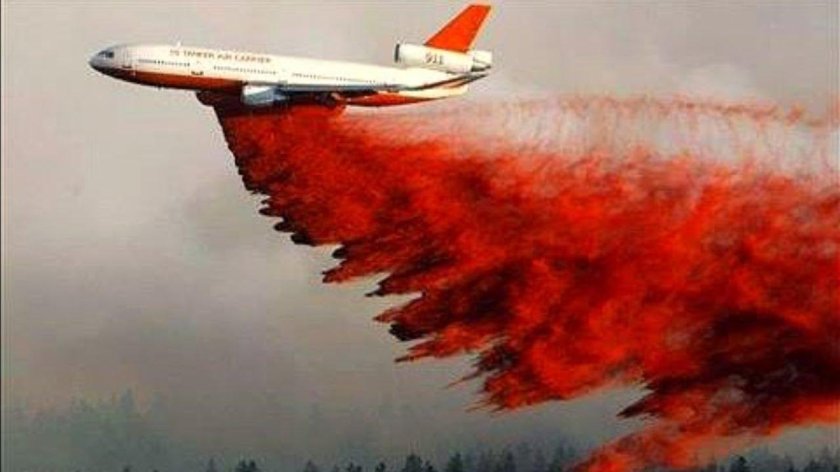 Пожарный самолет Боинг 747