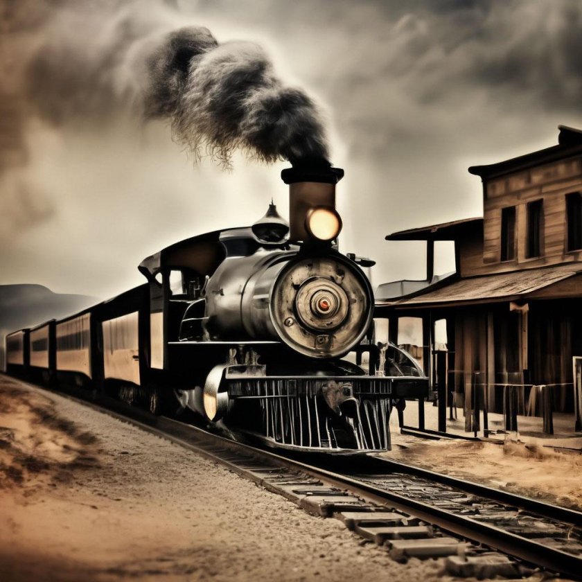 Старые поезда