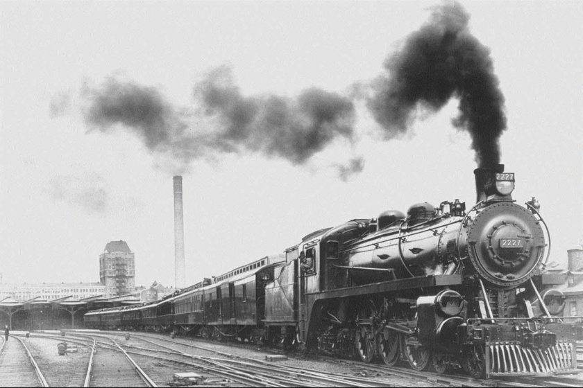 Старый поезд