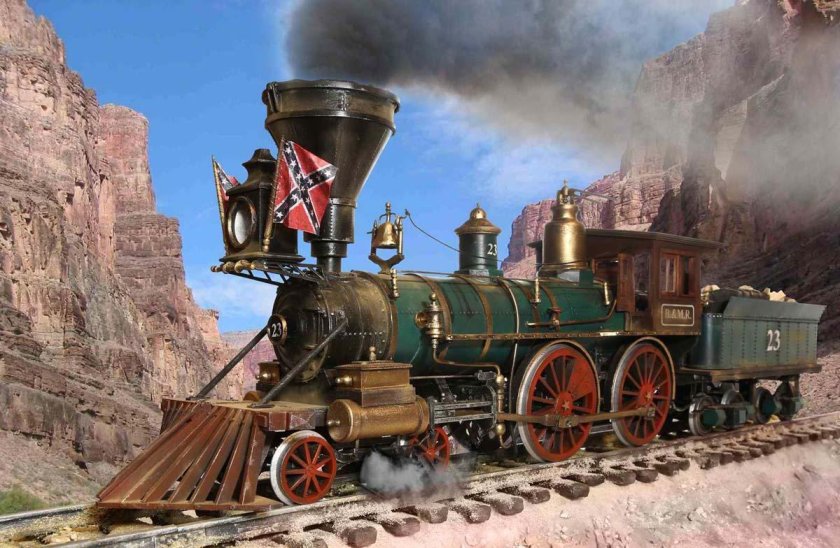 Американский паровоз Прери