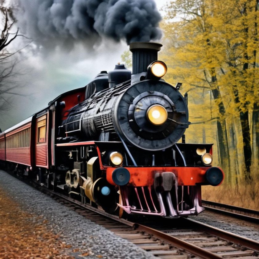 Поезда и паровозы