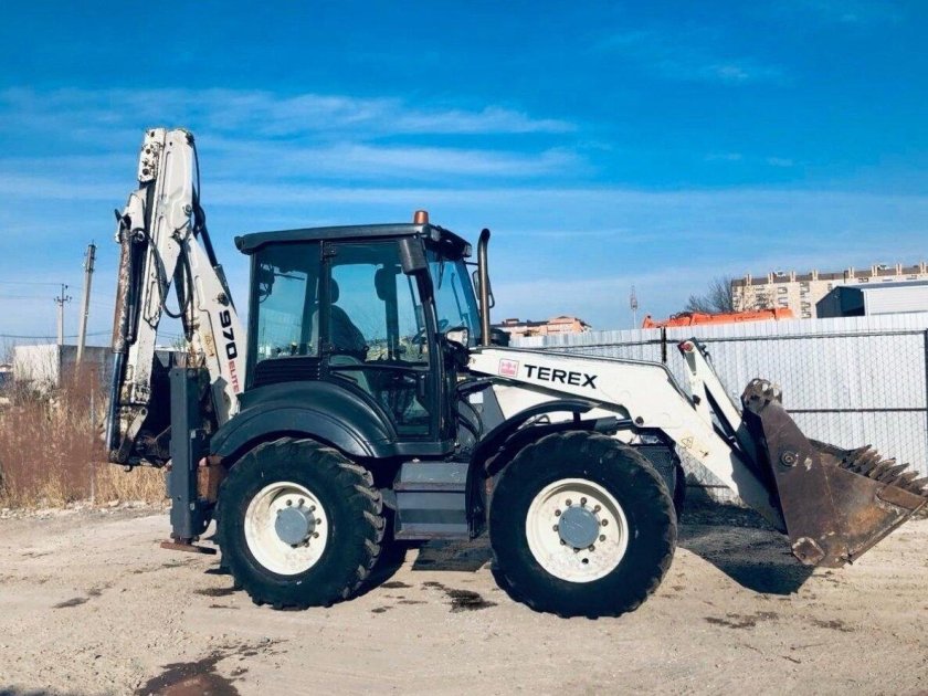 Экскаватор погрузчик terex 860