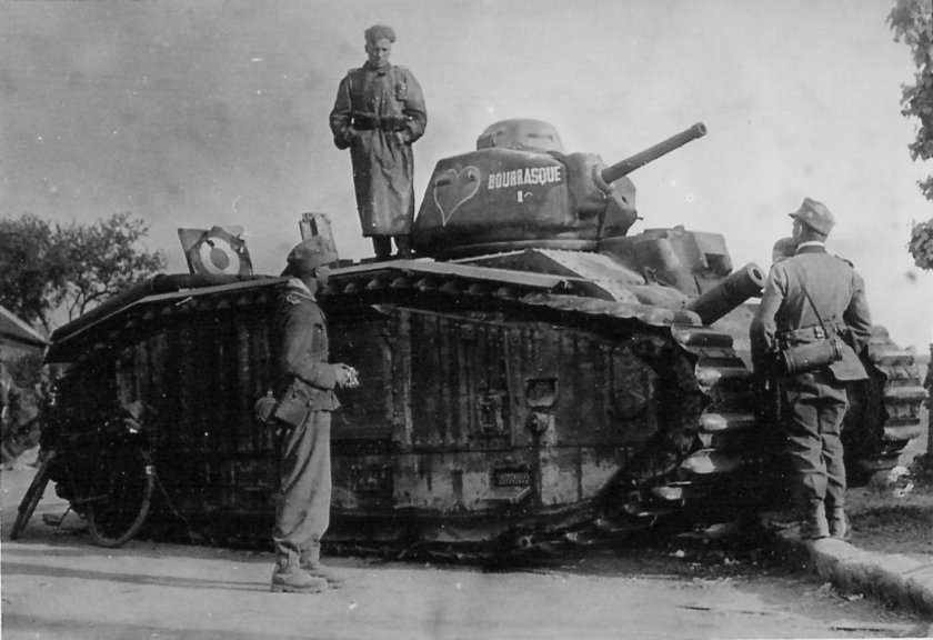 Французский танк b1 bis