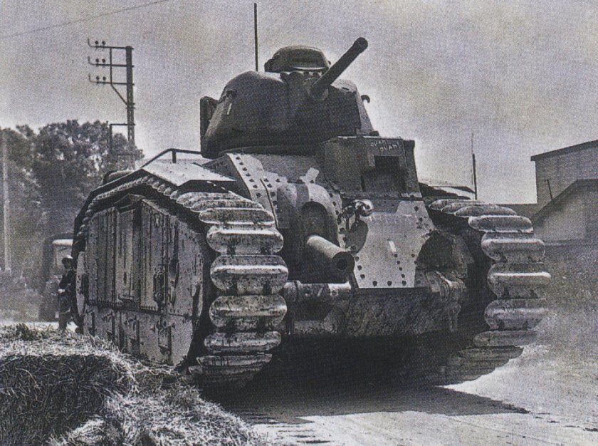 Французский танк b1 bis