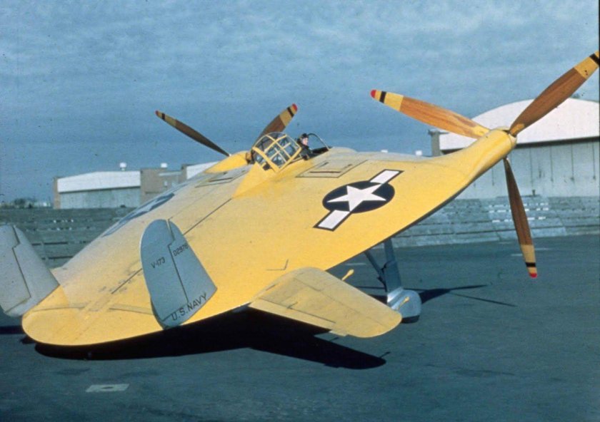 Летающий блин Vought v-173