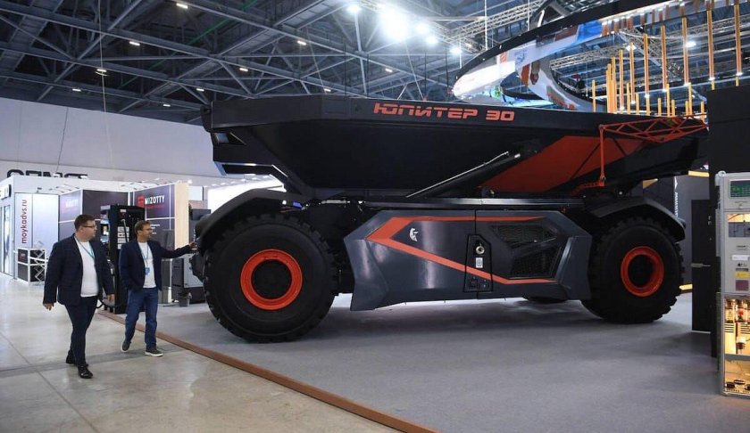 Беспилотный карьерный самосвал КАМАЗ