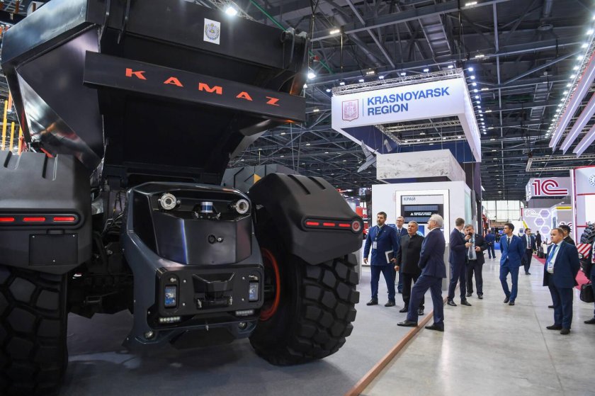 КАМАЗ Юпитер беспилотный самосвал