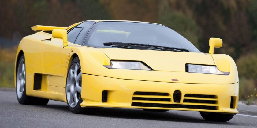 Bugatti eb110 Yellow