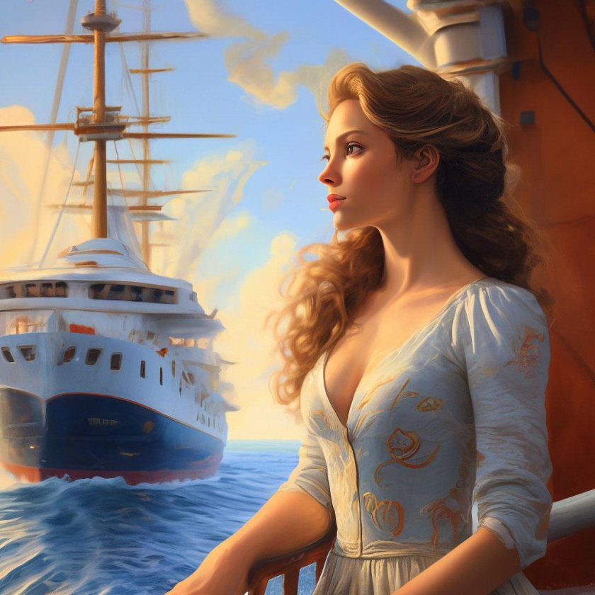 Корабль красивый