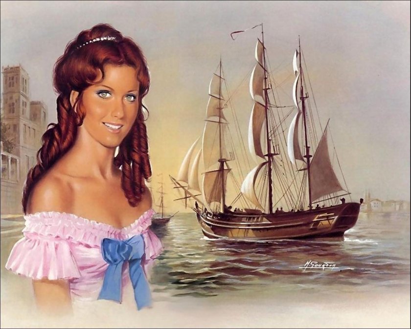 Ассоль Алые паруса портрет