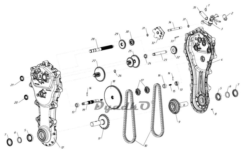 Редуктор Нева МБ 23 МУЛЬТИАГРО