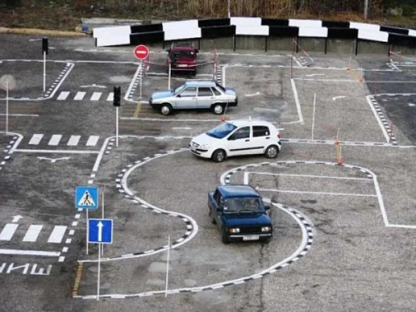 Площадка для вождения