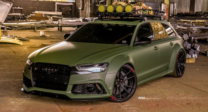 Audi rs6 хаки