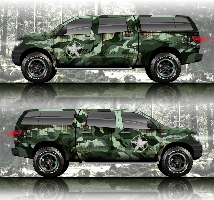 Тойота тундра хаки