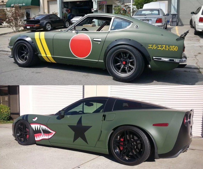 Машины в стиле милитари