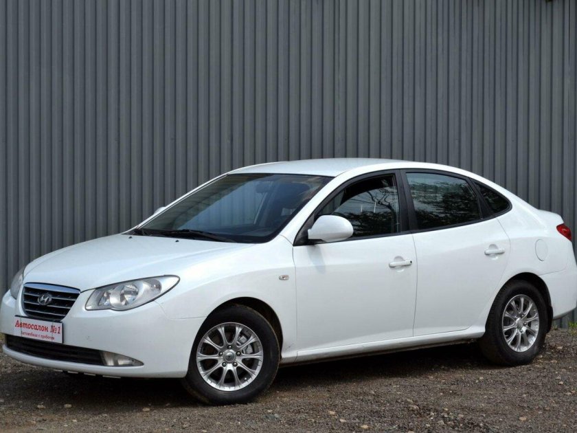 Хендай Элантра 2008 белая