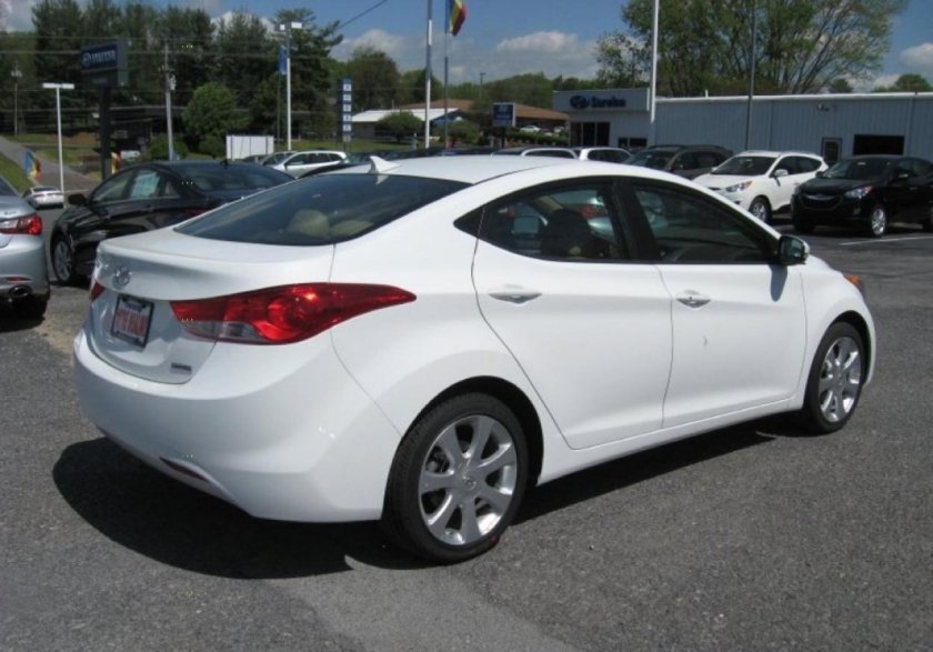 Хендай Элантра белая