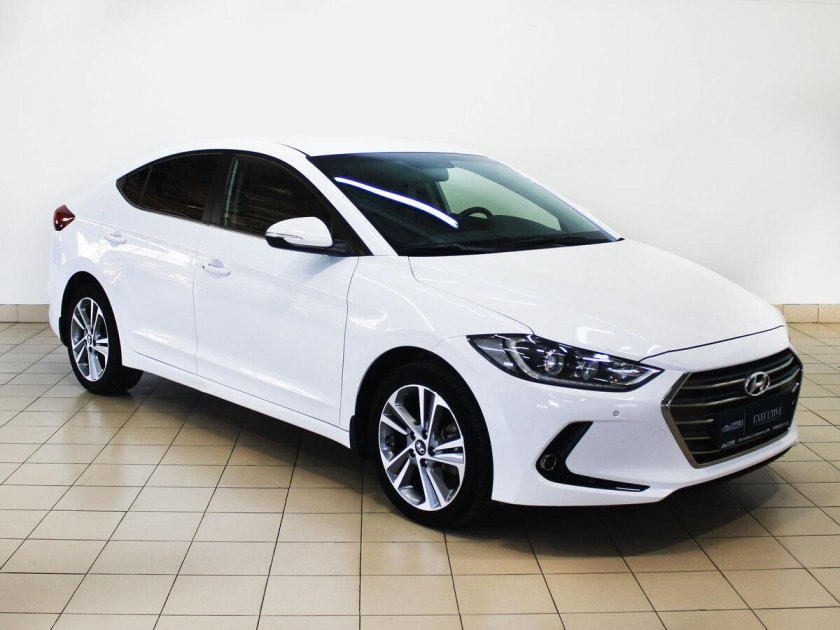 Элантра 2016 белая