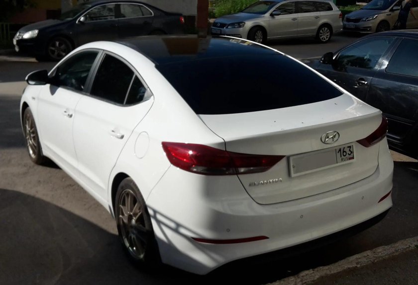 Хендай Элантра 2016 белая