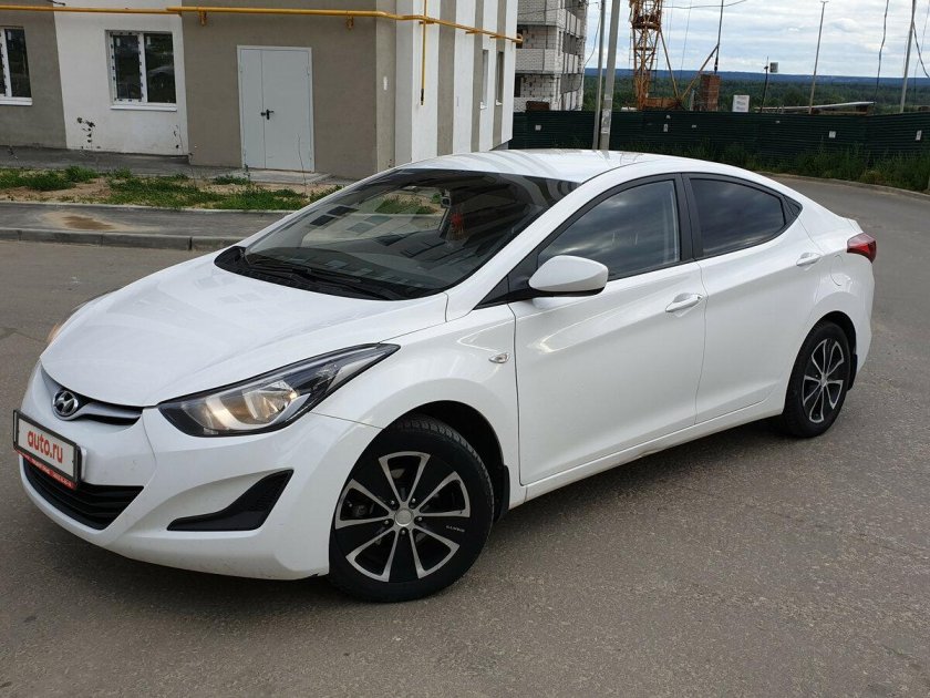 Элантра 6 белая