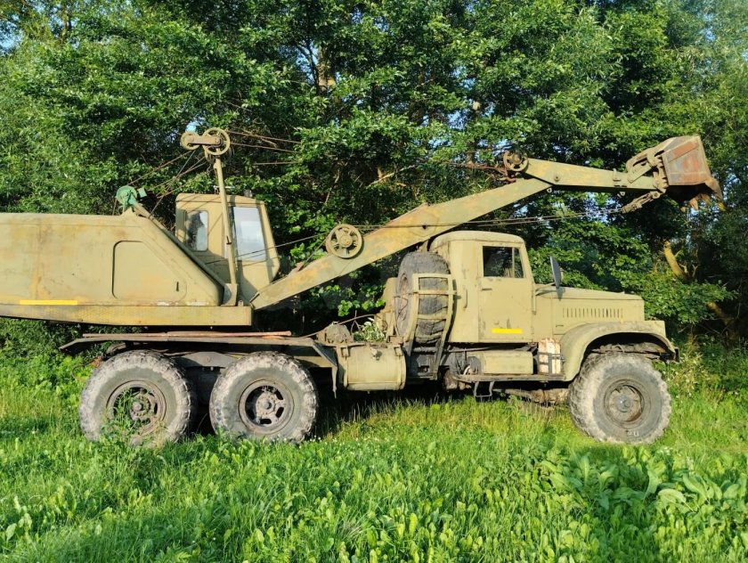 Краз экскаватор