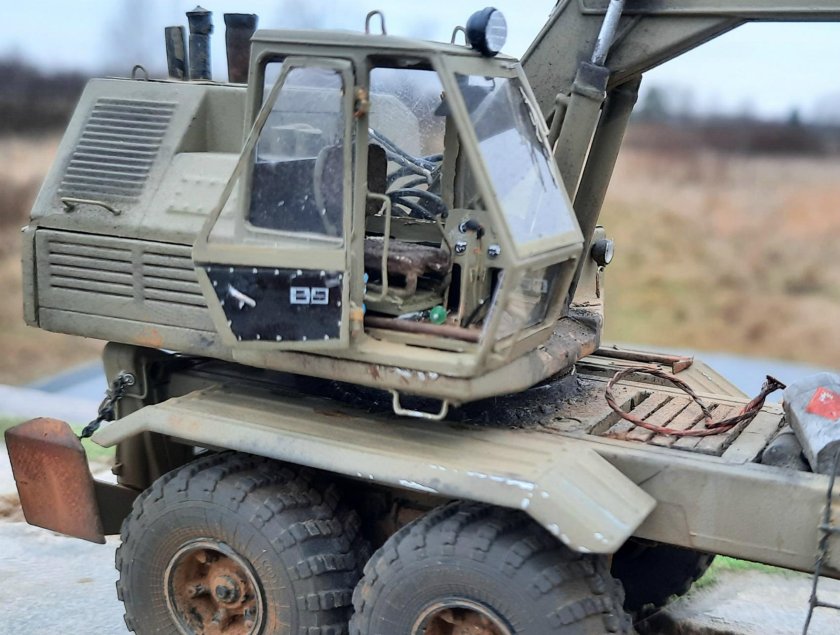 КРАЗ 255 экскаватор ЭОВ-4421