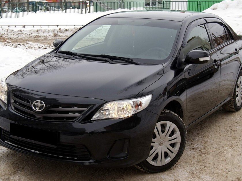 Тойота Королла 2008 черная