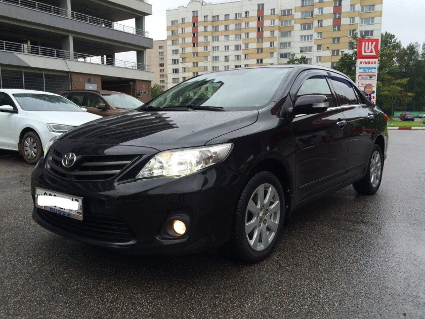 Тойота Королла 150 черная