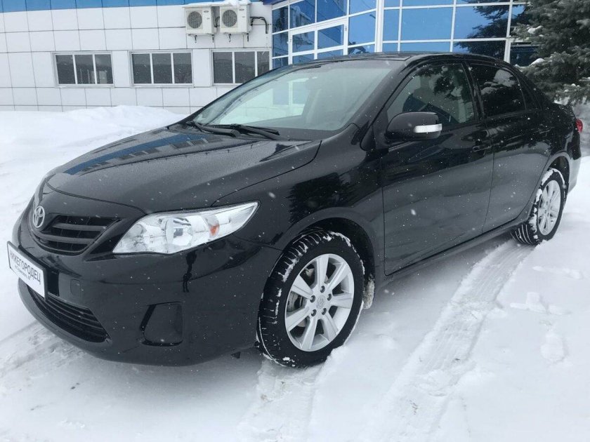 Тойота Королла 2012 черная