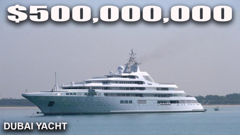 Яхта короля Дубая