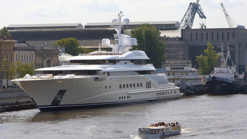 Яхта Pelorus романа Абрамовича