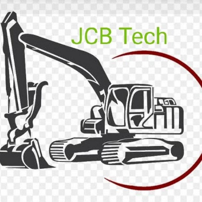 Экскаватор силуэт